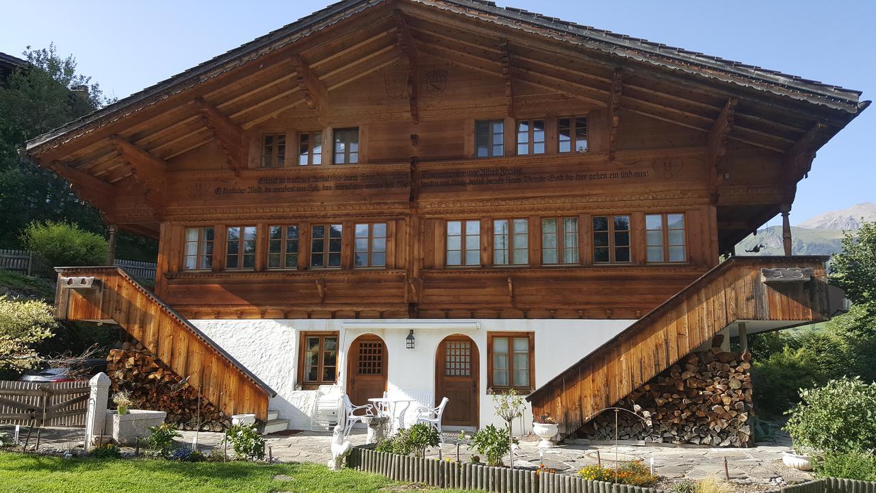 Bed and Breakfast Bergluft Lenk Esterno foto